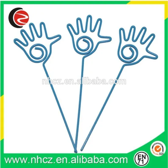 hand special shaped paper clip with customized colorful