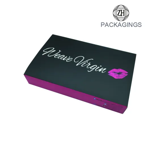 Luxury hair extension packaging box customzied