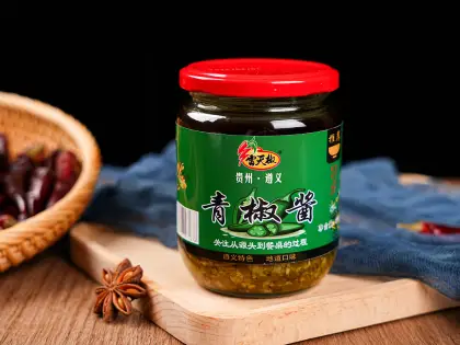 Natural secret formula green chili sauce