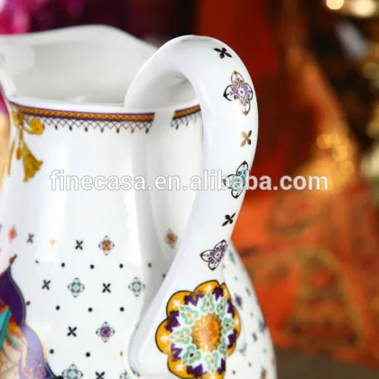 Luxury Ceramic Arabic Water Jug of Summer of Persia