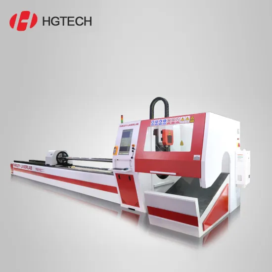 Low cost CNC fiber laser cutting machine Cnc Fiber Laser Metal Pipe / Tube Cutting Machine For Fire Control Industry