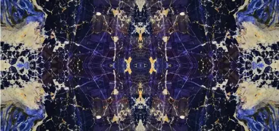 Super blue sodalite slabs