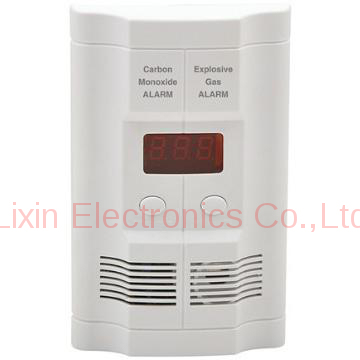 CO and gas detector with