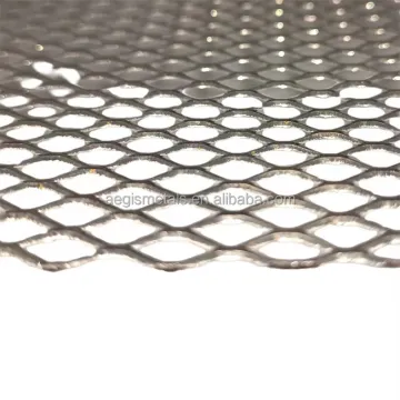 Nickel Expanded Metal Lath with Diamond Holes for Battery Electrodes