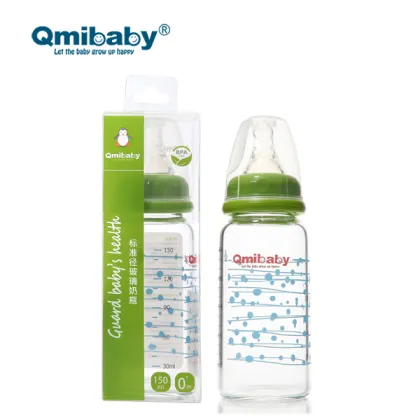 Comi 150ml High Borosilicate Glass Newborn Breastfeeding Bottle