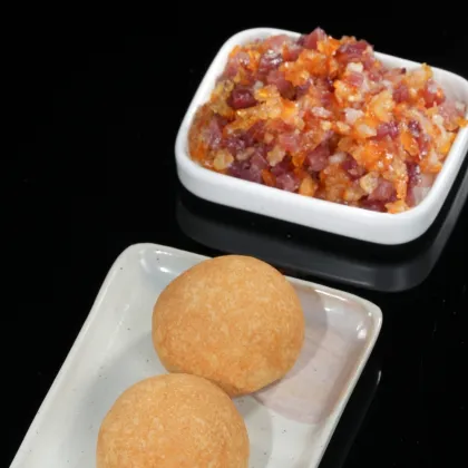 Candied Kumquat Fruit Ham Filled Mooncake
