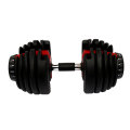 Sport 40 kg 17-växlad justerbar hantel muskelträning