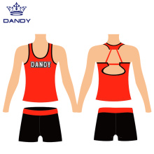 Cheer dance training costume