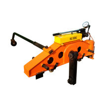 Railway hydraulic rail straightener