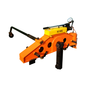 Railway hydraulic rail straightener