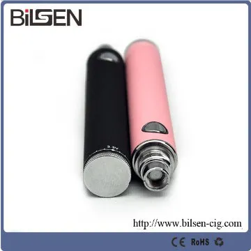 2014 Newest colorful evod twist battery with 1300 huge capacity