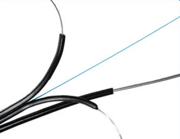 FTTH Fiber Optical Cable GJXH GJXCH Drop Cable with PVC Black Jacket