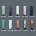 Rectangle Gemstone Pendant for DIY Making Jewelry Necklace Earrings 6X6X25MM Cuboid Stone Beads