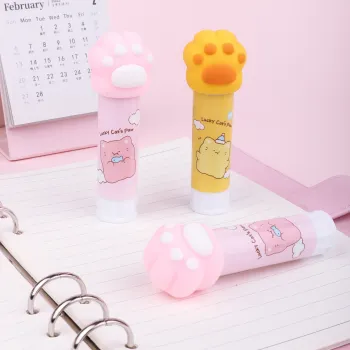 Hot Selling 3D Cat Paw Design Glue Stick - School & Office Supply
