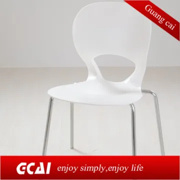 Outdoor leisure white garden plastic chairs