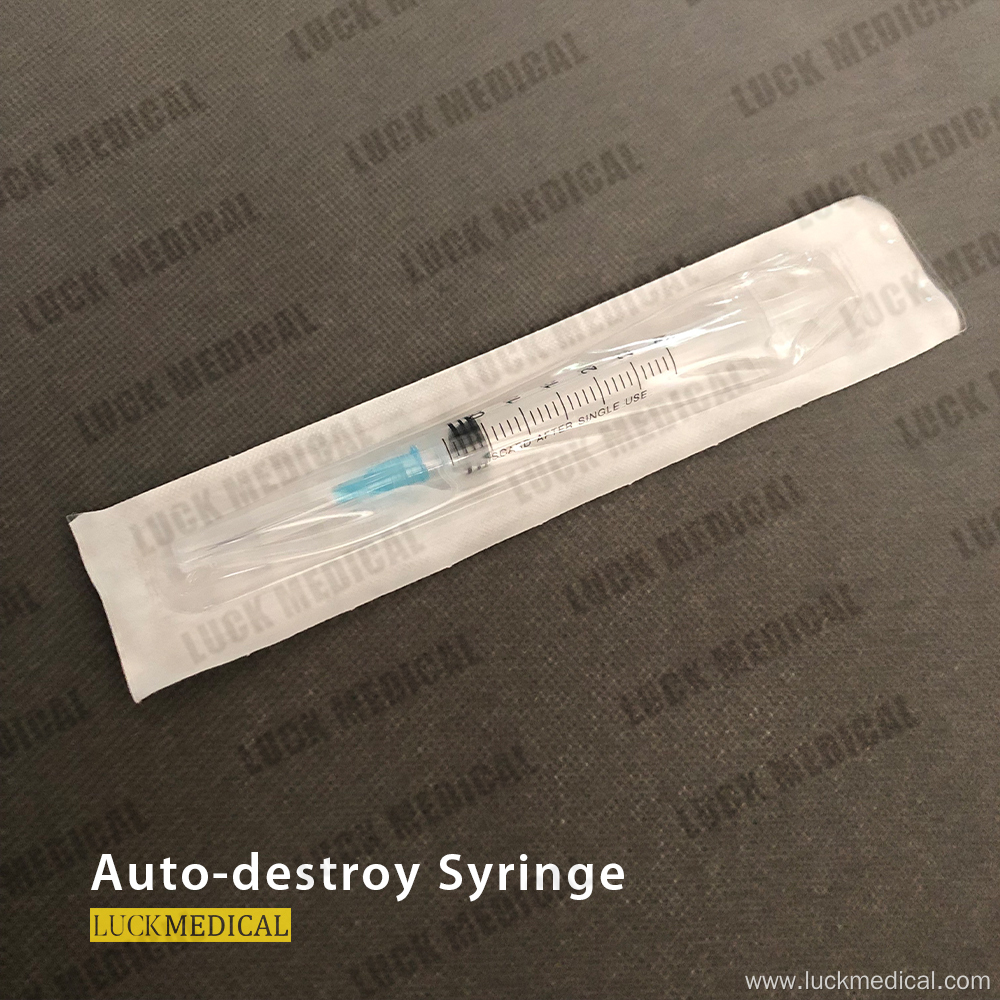 Single Use Safety Stick Pole Syringe