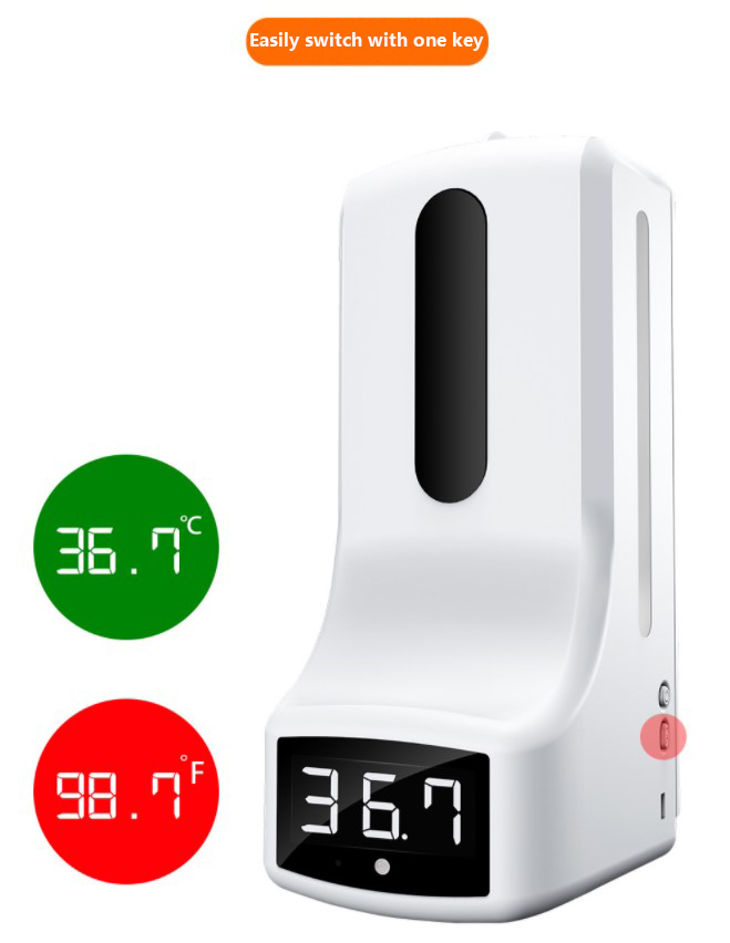 Hand Soap Gel Automatic Dispensers Thermometer