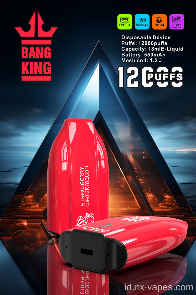grosir bang king 12000 puffs vape sekali pakai