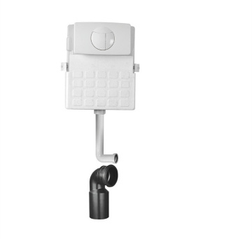 Concealed tank water closet flush tank floor toilet