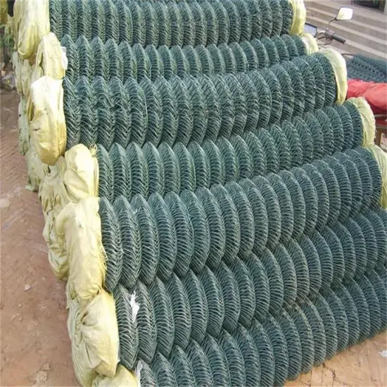 10ft green chain link fence roll