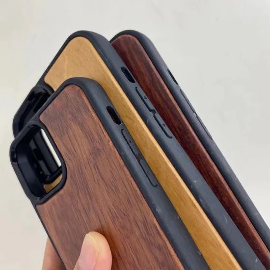 Real Wood TPU Wireless Charge Case for iPhone 11/12/13 ODM