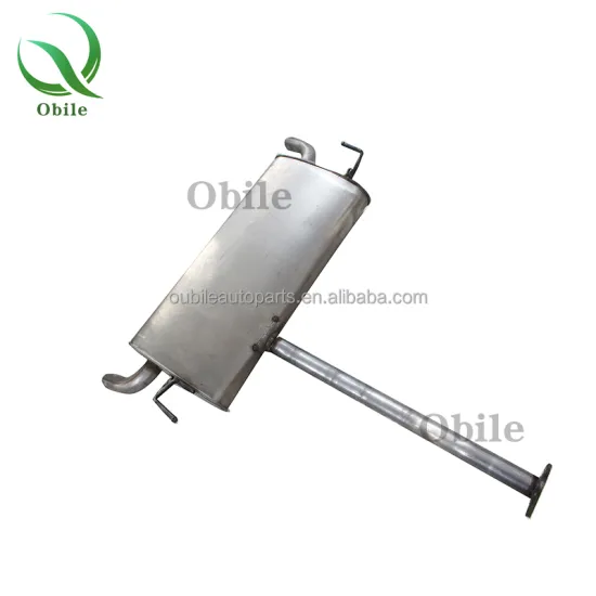 Factory Supply Stainless Steel Exhaust Muffler for Hyundai IX35 Double Outlet Pipe