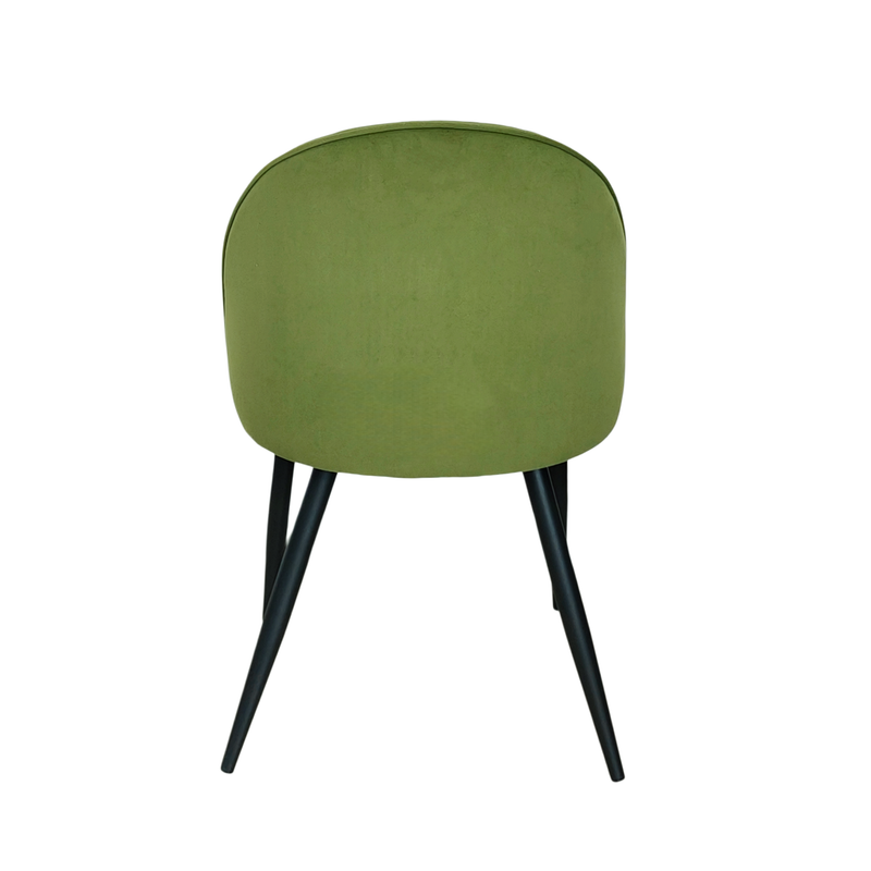 BR-25A38 velvet chair green4