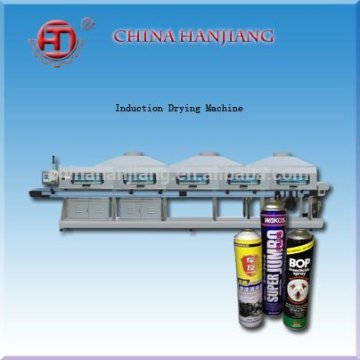Single belt induction drying heating oven for can body making machine