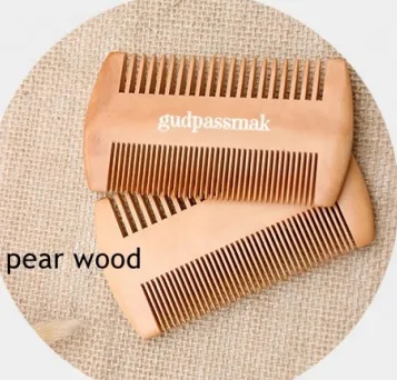 Handmade Wooden Vinnie Beard Comb for Beard and Mustache Care
