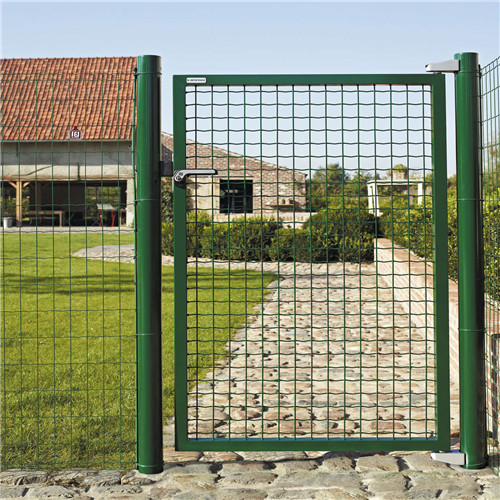 powder coated high quality single gate with lock