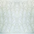 Gold Light Green Lace Embroidery Fabric for Dress