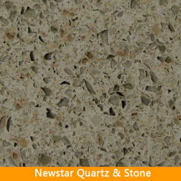 NQ3041Y--Newstar multi color Carmen beige quartz ,Big Decoration Project Artificial Quartz Factory