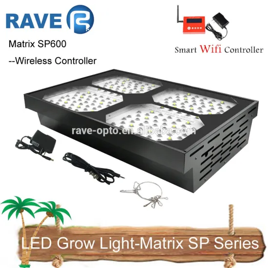 600W Full Spectrum 3 Watt LED Chips Grow Light for Hydroponics