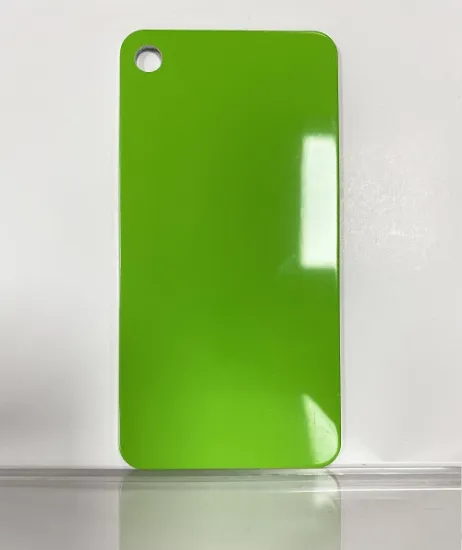 Gloss Spring Green Aluminum Sheet Plate 1.6mm