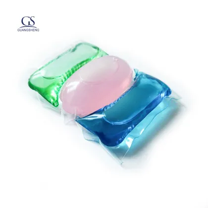 Eco-friendly Water-soluble laundry detergent washing pods 3 in1 laundry pods laundry capsules lasting scent pods