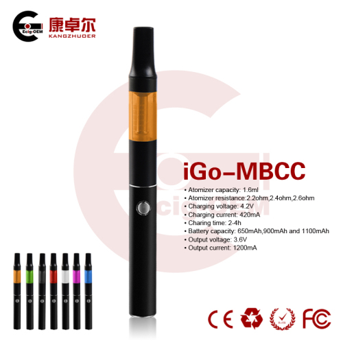 Super Than Vivi Nova Rotatable EGO Mbcc E-Cigarette, Mt3 Atomizer with Changeable Coil