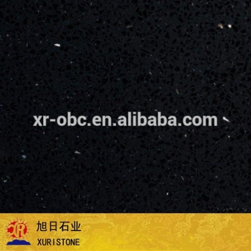 High Quality Sparkle black quartz tiles,black quartz countertop,quartz countertop cheap