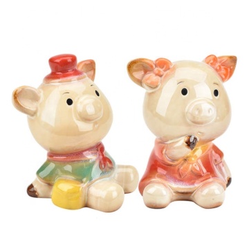 Ceramic Pig Coin Jar - Mini Piggy Bank