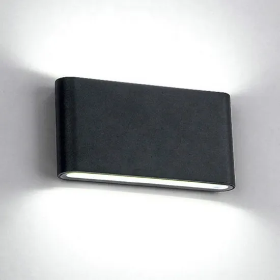 CE RoHS Certified LED Square Up/Down Outdoor Aluminum Wall Mount Light