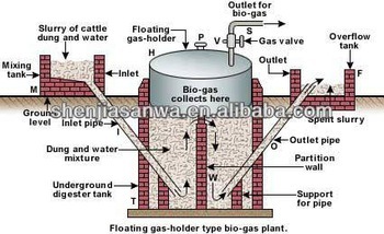 Biogas digester-biogas plant/biogas system for Organic Waste to Energy