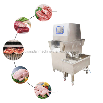 High-Speed Industrial Chicken Meat Brine Injector Machine with 2 Handles