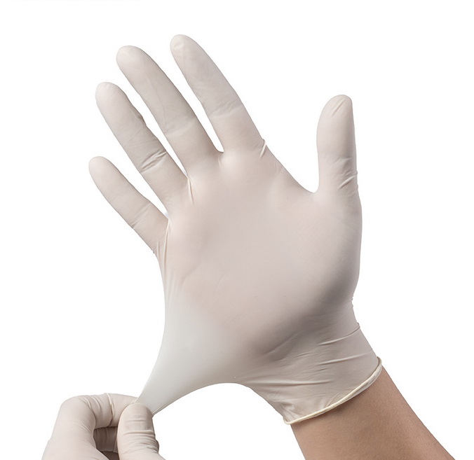 Wholesale Powder Free Wear Resistant Anti Slip Latex Gloves For Sale In Stock1