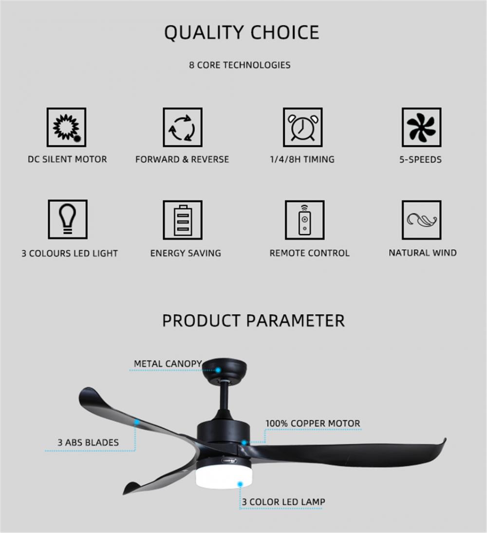 intelligent WIFI ceiling fan