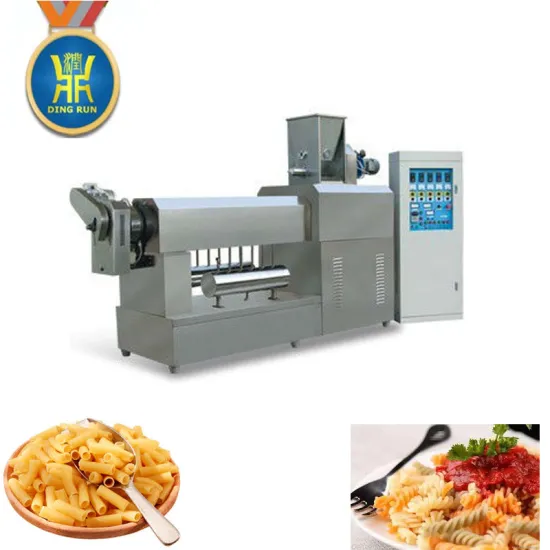 Macaroni pasta extrusion machine rigatoni production line