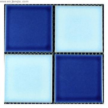 Mixed colors swimming pool glass mosaic tile
