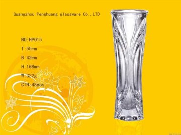Painting Color Wedding, Party Flower Art Personalized Glass Vase / Clear Vases
