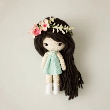 New Design Crochet Toys Handmade Amigurumi Princess Doll