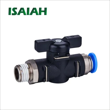 Factory Wholesale High Quality Pneumatic Components: Straight Plastic Ball Valves