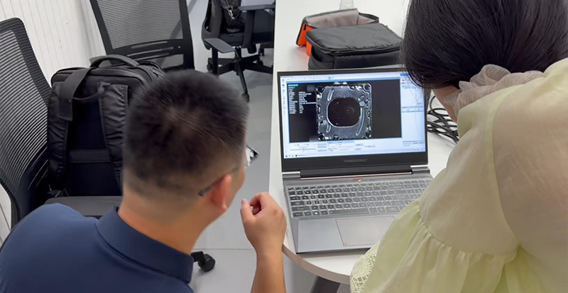 Real-world testing proves performance! Huachen Heyi high-speed cameras empower precise dynamic industrial inspection.