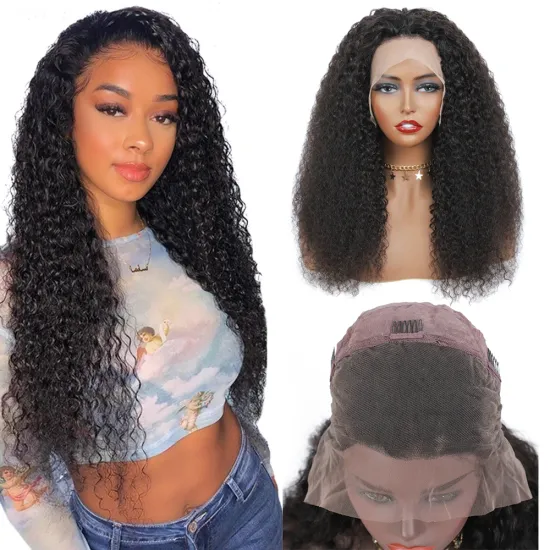 Free Shipping Kinky Curly Wig 13x4 Pre Plucked Lace Wigs 150% Density Peruvian Remy Lace Front Human Hair Wigs For Women